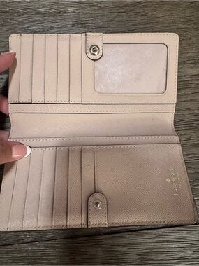 Women's Long Wallet Organizer in Light Pink - Unbranded